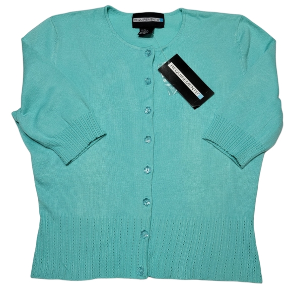 Women's Requirements Cardigan Sz Small NWT - Picture 2 of 5
